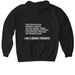 Giving Tuesday, a Black Gildan Softstyle Pullover Hoodie (back-view)