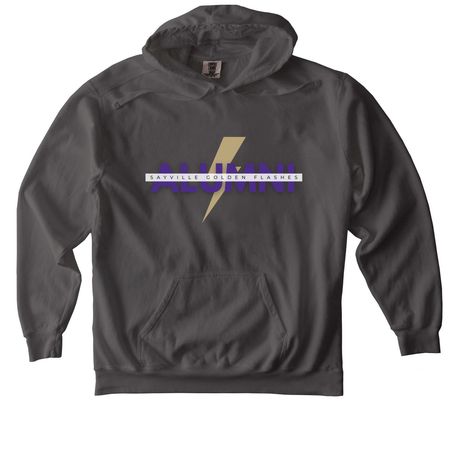Golden Flashes Alumni, a Pepper Comfort Colors Pullover Hoodie