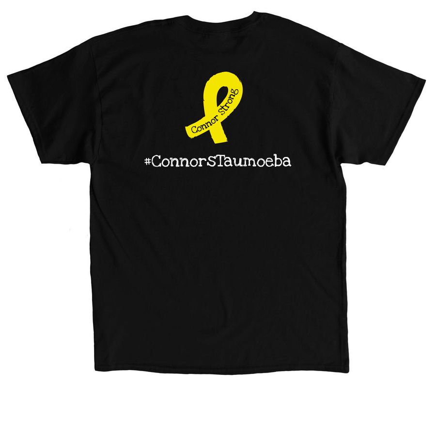 ConnorStrong, a Black Classic Unisex Tee (back-view)