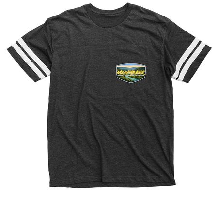 MAKL Spring 2026, a Vintage Smoke / White Football Jersey Tee
