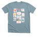 Summer in Nantucket, a Heather Blue Lagoon Premium Unisex Tee