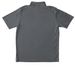 Dark Colored Polo School Options, a Iron Grey Unisex Performance Polo (back-view)