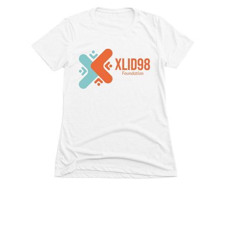 XLID98 Awareness, a White Women's Slim Fit Tee