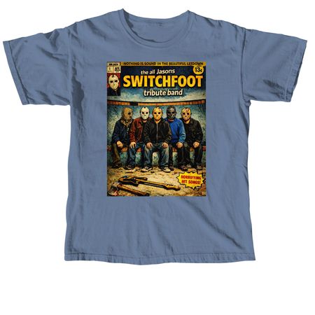 Band of Jasons, a Blue Jean Comfort Colors Unisex Tee