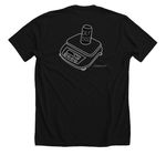 Low Fill Rob, a Solid Black Blend Premium Unisex Tee (back-view)