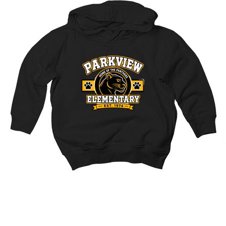 Toddler: Classic Parkview Print, a Black Toddler Pullover Hoodie
