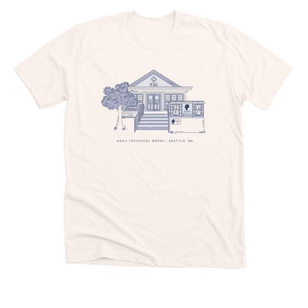 Ada's Storefront, a Heather Natural Premium Unisex Tee
