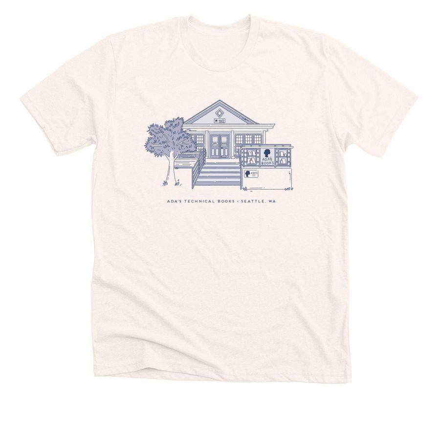 Ada's Storefront, a Heather Natural Premium Unisex Tee