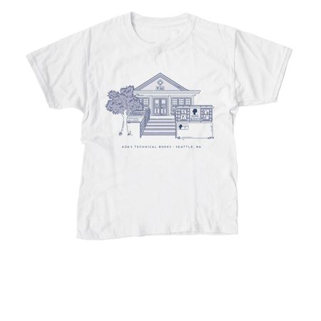 Ada's Storefront, a White Youth Unisex Tee