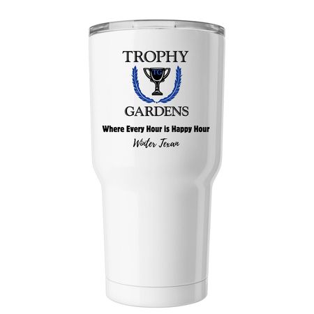 TG Tumbler, a White Insulated Tumbler