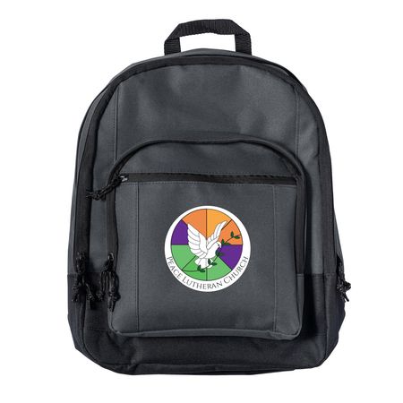 Peace Backpack, a Dark Charcoal Everyday Backpack
