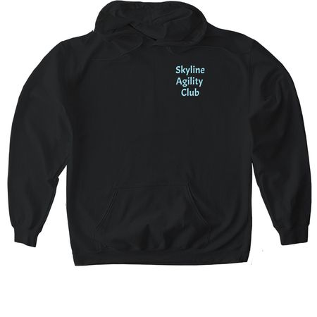 Skyline's Future, a Black Gildan Softstyle Pullover Hoodie