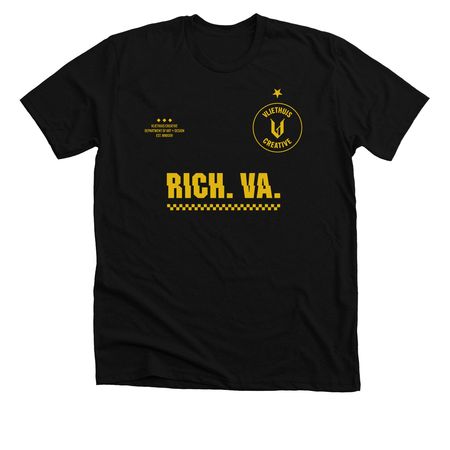 Vliethuis Shirsey, a Solid Black Blend Premium Unisex Tee