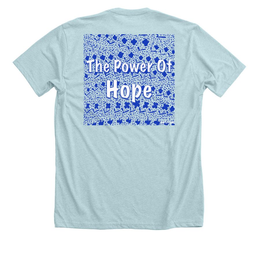 Family Focus Adoption Services, a Heather Ice Blue Premium Unisex Tee