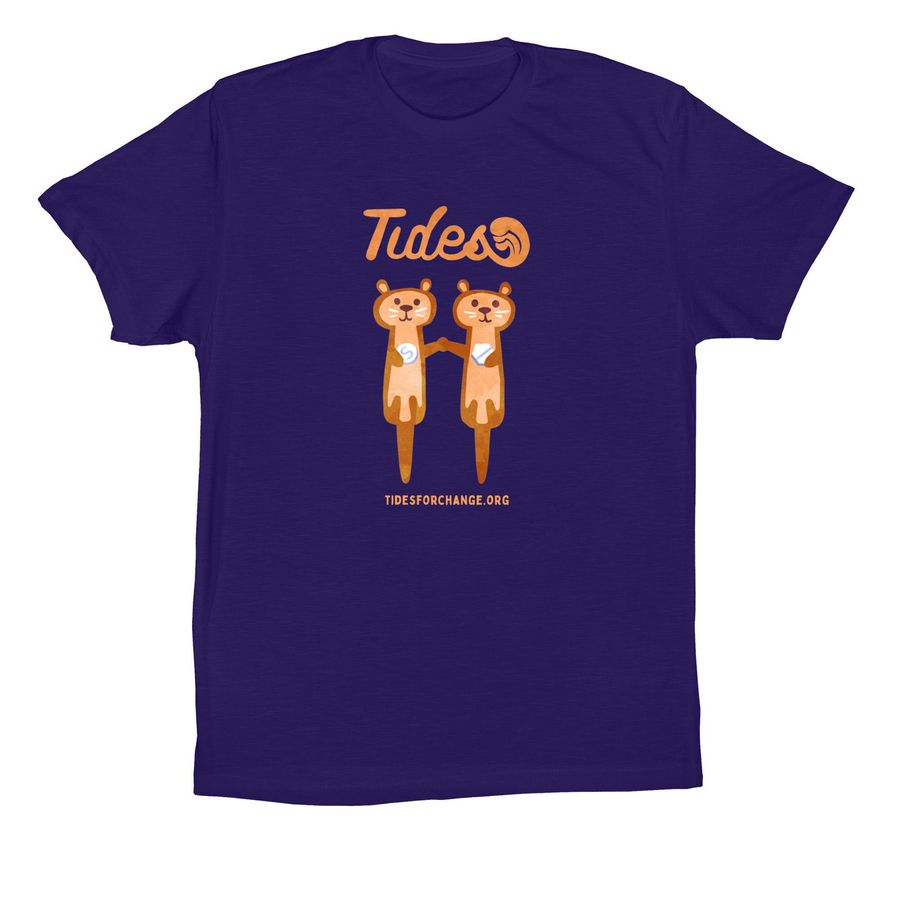 Miso & Mife, the Abortion Otters!, a Team Navy Premium Cotton Tee