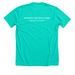 women's retreat 2026, a Heather Sea Green Premium Unisex Tee (back-view)