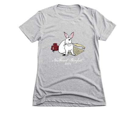 Northeast&nbsp; Bunfest 2026, a Dark Heather Grey Women's Slim Fit Tee