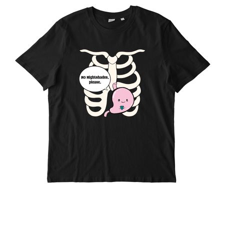 No Nightshades, Please&nbsp;, a Black Stanley/Stella Unisex Creator 2.0 Tee