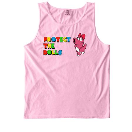 Protect the Dolls, a Blossom Comfort Colors Tank Top