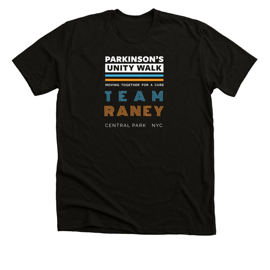 TEAM RANEY, a Solid Black Blend Premium Unisex Tee