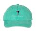Storm Season, a Seafoam Printed Pigment Dye Baseball Cap