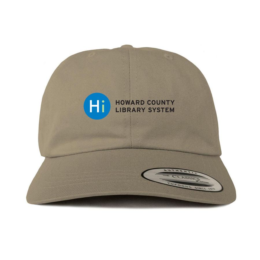 Printed Logo Hat, a Khaki Printed Classic Baseball Cap