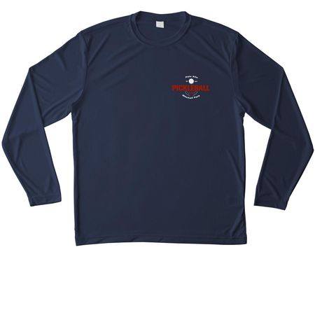Performance Tees, a True Navy Unisex Performance Long Sleeve Tee
