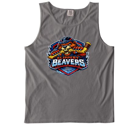 Beavers Tank Tops&nbsp;, a Grey Comfort Colors Tank Top