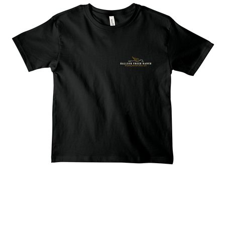 HCR - One Living System Tees & Tops, a Vintage Black Youth Heavyweight Tee