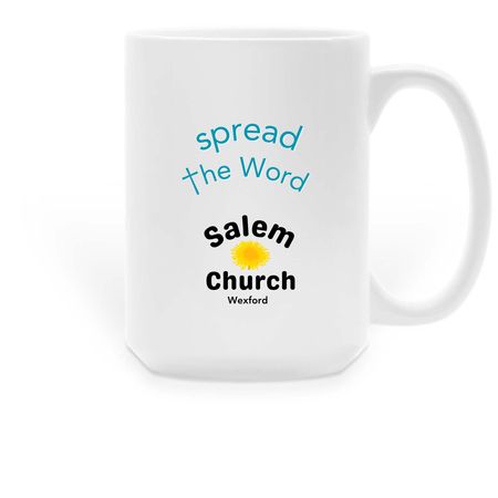 Salem Sips, a White Large Coffee Mug