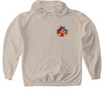Unforgettable&nbsp;, a Sand Gildan Softstyle Pullover Hoodie (back-view)