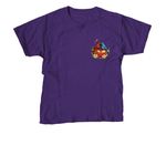Unforgettable&nbsp;, a Purple Youth Unisex Tee (back-view)