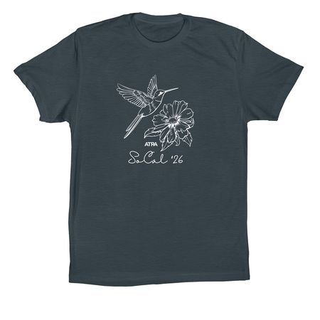 SoCal Flora + Fauna, a Dark Grey Premium Cotton Tee