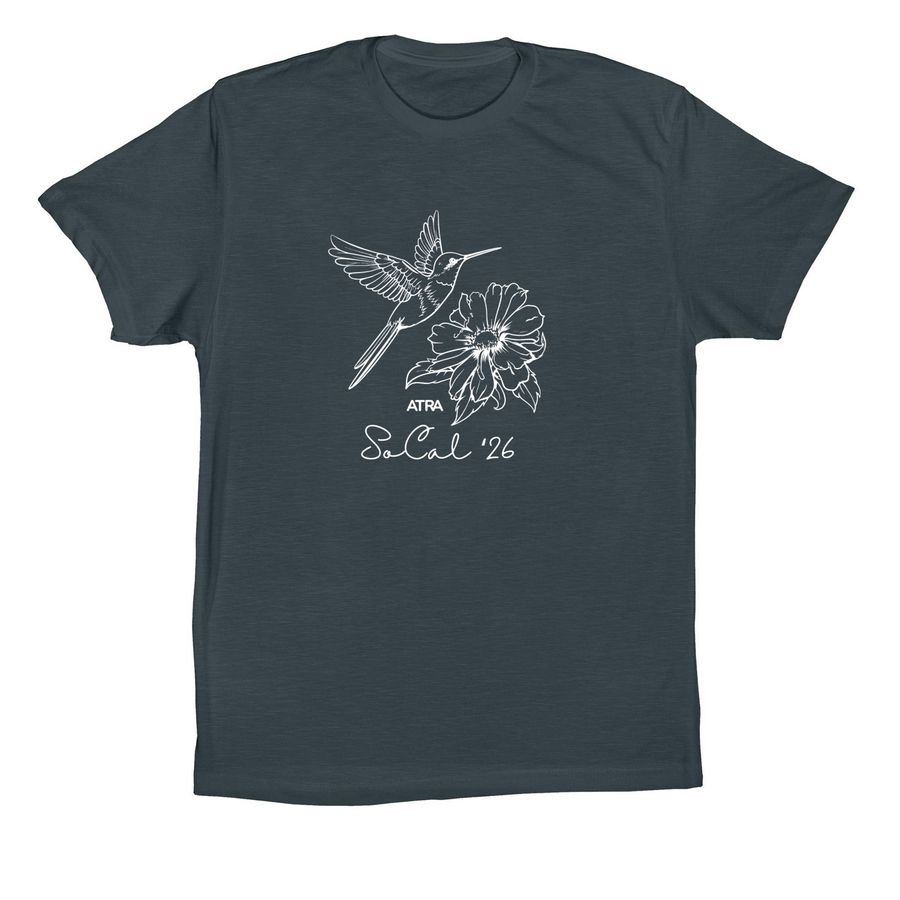 SoCal Flora + Fauna, a Dark Grey Premium Cotton Tee