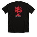 SmelLikeMoney Collection, a Solid Black Blend Premium Unisex Tee (back-view)