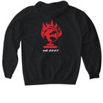 SmelLikeMoney Collection, a Black Gildan Softstyle Pullover Hoodie (back-view)