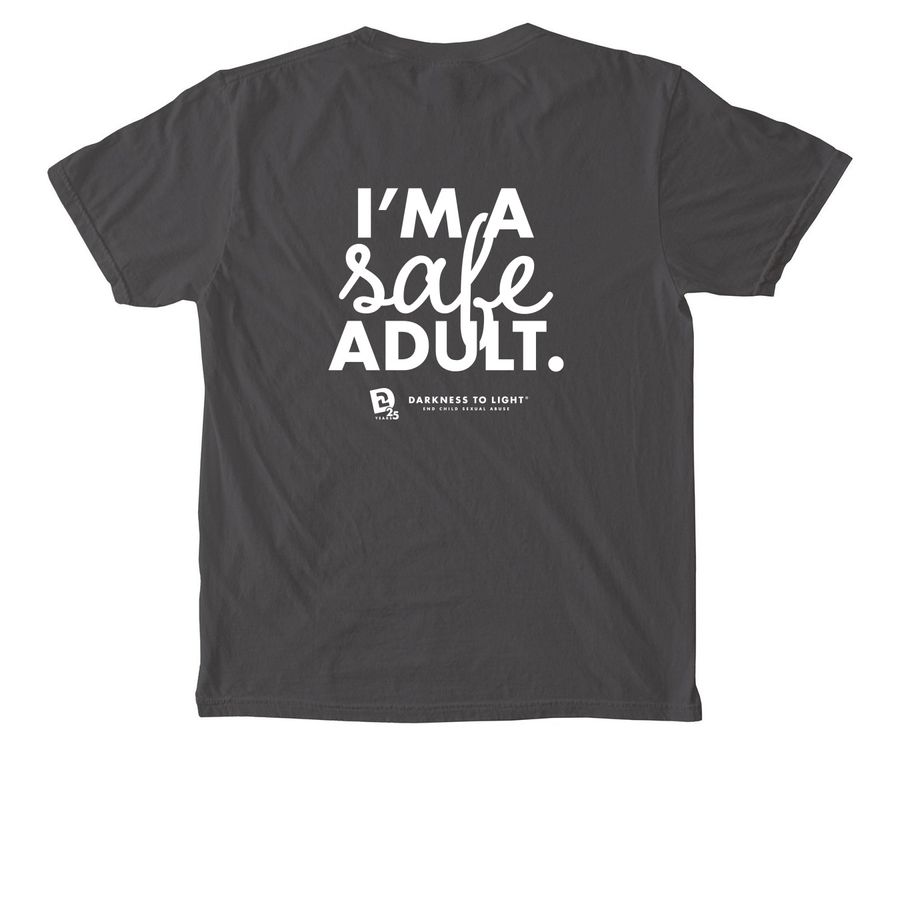 25th Anniversary T-Shirt, a Pepper Comfort Colors Pocket Tee (back-view)