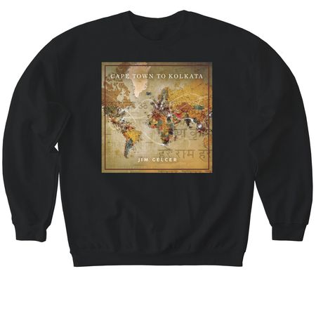 Cape Town To Kolkata, a Black Softstyle Crewneck Sweatshirt