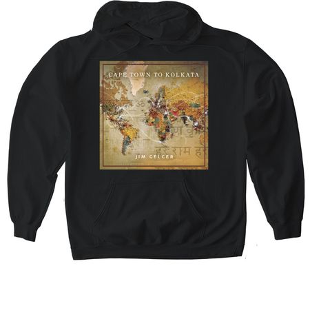 Cape Town To Kolkata, a Black Gildan Softstyle Pullover Hoodie