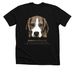 Beagle Salvation Campaign, a Solid Black Blend Premium Unisex Tee