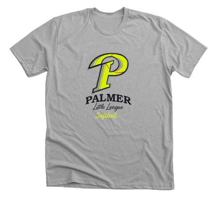 PLL Softball Swag, a Athletic Heather Premium Unisex Tee