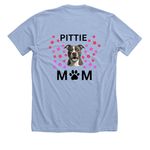 Mother's Day Shirts, a Heather Baby Blue Premium Unisex Tee (back-view)