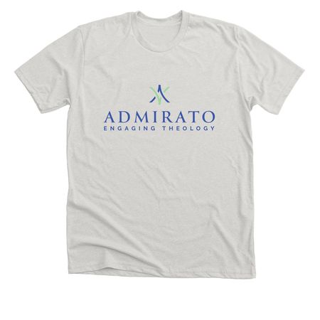 Admirato Light, a Heather Cement Premium Unisex Tee
