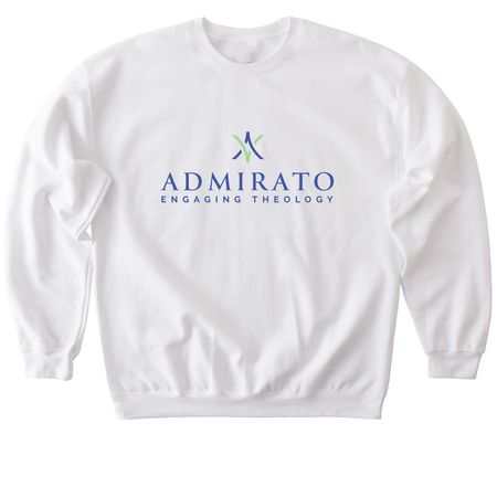Admirato Light, a White Softstyle Crewneck Sweatshirt