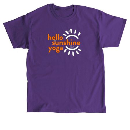 Halloween Logo, a Purple Classic Unisex Tee
