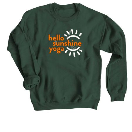 Halloween Logo, a Forest Crewneck Sweatshirt