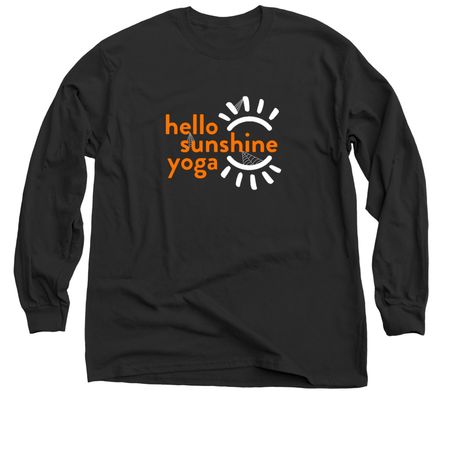 Halloween Logo, a Black Classic Long Sleeve Tee