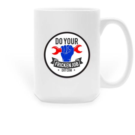 99% Chance, a White Large Coffee Mug