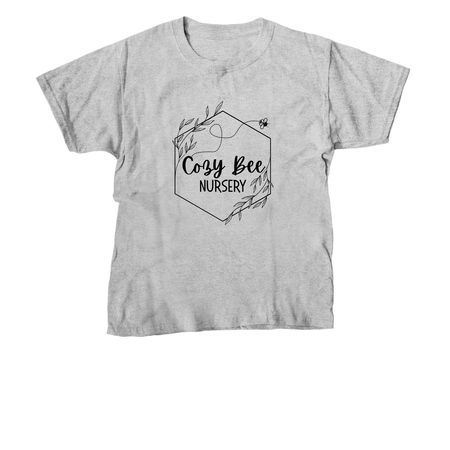 Cozy Bee Logo, a Sport Grey Youth Unisex Tee