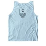 Gunnison Beach Tank, a Chambray Comfort Colors Tank Top (back-view)